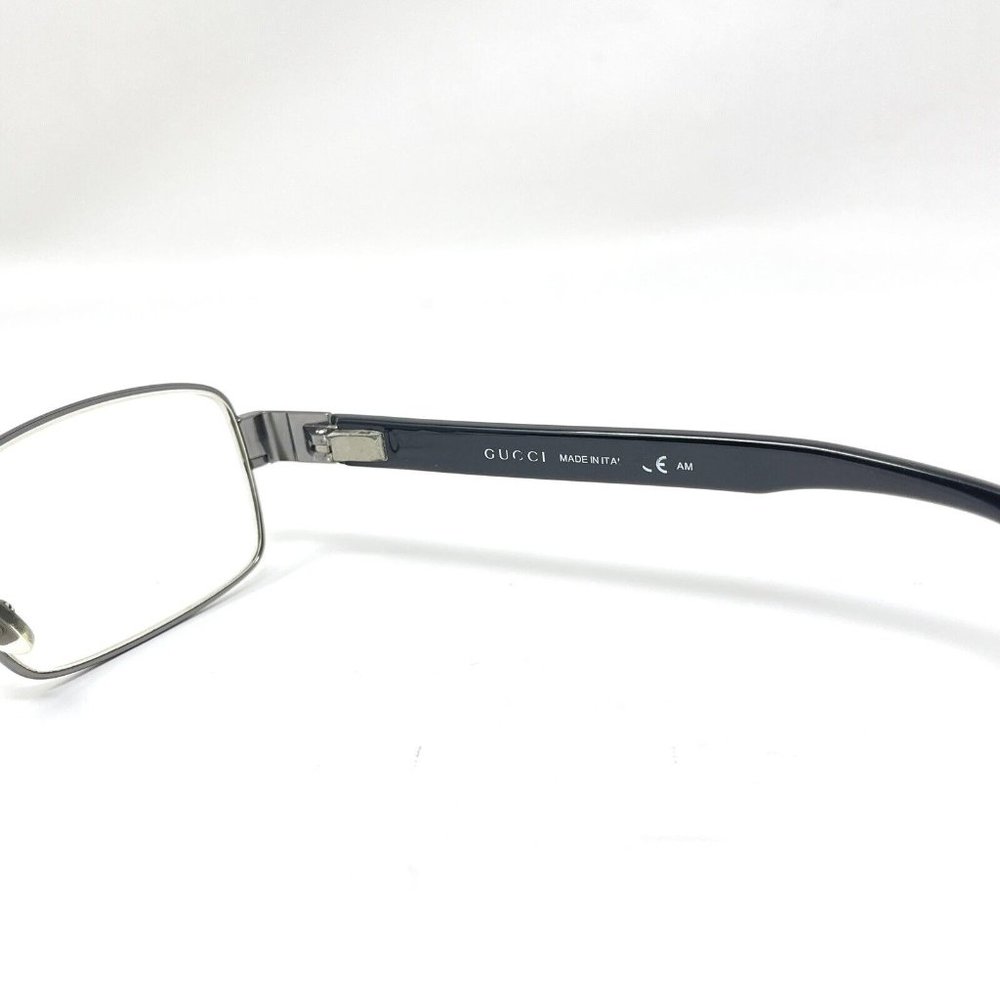 GUCCI GG 1942 TMC Shiny Gunmetal 53 [] 17 135 Men's Eyeglasses Frame - Picture 4 of 15